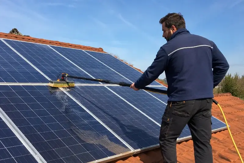 Nettoyage et entretien de panneaux solaires à Saint-Nizier-d'Azergues