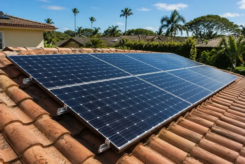 Installation de panneaux solaires à Saint-Nizier-d'Azergues